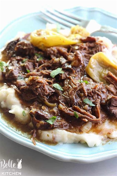 Mississippi Pot Roast {The BEST Pot Roast EVER} - Belle of the Kitchen