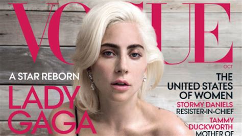 Lady Gaga Covers Vogue With Flawless Bare Makeup Look