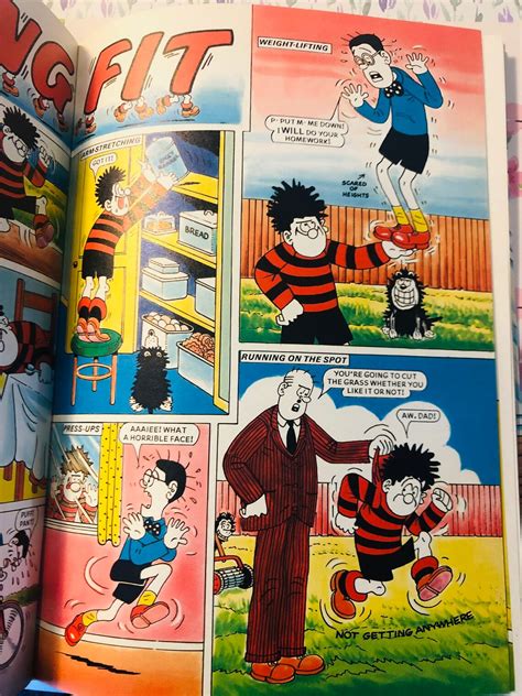 Vintageretro Dennis The Menace 1985 Hardback Book Etsy