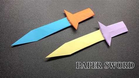 How To Make A Paper Sword Ep14 Easy Paper Crafts Without Glue