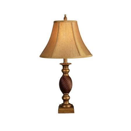 Lmp Mahogany H Table Lamp With Bell Shade Walmart Com Table Lamp
