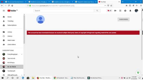 How To Recover Suspended Or Terminated Youtube Account 2021 Fixed