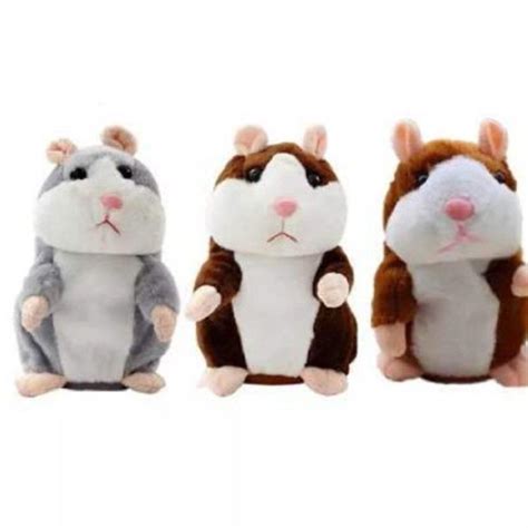Buy 16cm Talking Hamster Toys Speak Sound Repeat Stuffed Plush Electric
