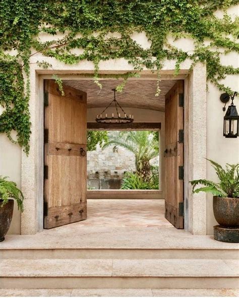 Security Check Required Spanish Style Homes Courtyard Entry
