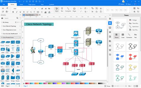 How To Make A Network Diagram In Visio Edrawmax