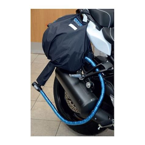 These bike shelters used by the police. Oxford Lid Locker Lockable Helmet Bag - RevZilla