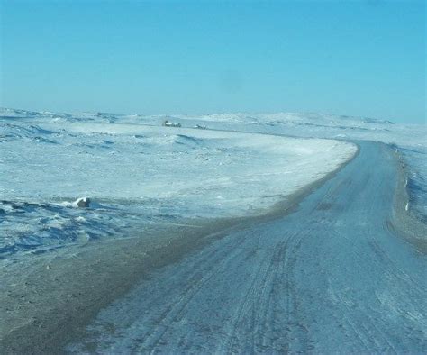 This unusual combination of ingredients is becoming more common as salt tends to bounce from the roads, but beet juice lowers the bounce rate from 30 percent to 5. The view heading across portage 54 on the ice roads of northern Canada. | Photo, Scenery, Visit ...