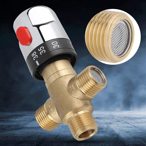 Industrial Electrical Mixing Valve G1 2 Dn15 Thermostatic Mixing Valve