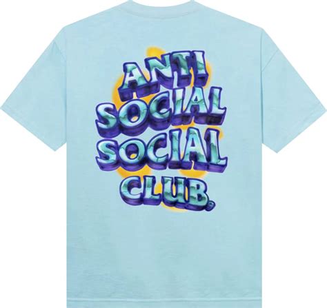 Shopmeta Anti Social Social Club 170 Tee Blue