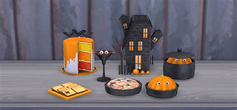 Ts4 Cc Maxis Match Halloween Décor Clutter And Objects Fandomspot
