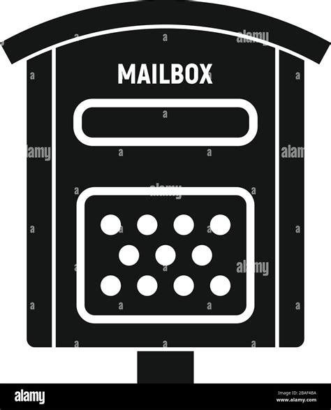 Envelope Mailbox Icon Simple Illustration Of Envelope Mailbox Vector