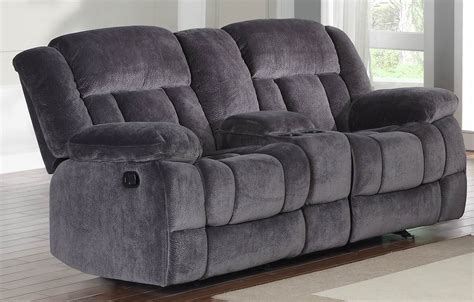 Laurelton Doble Glider Reclining Loveseat With Center Console From