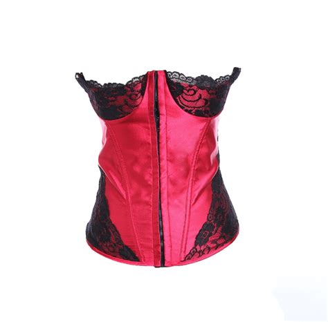 wholesale plus size xxl sexy red lace corsets dress bustiers women corset hot sexy lingerie lace