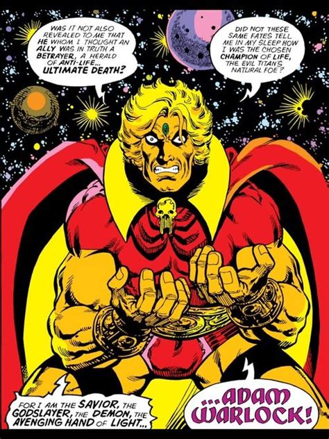 Adam Warlock By Jim Starlin Cómics Antiguos Marvel Cómics Superhéroes