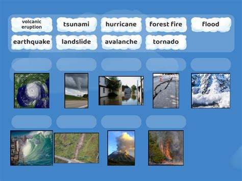 Natural Disasters Match Up