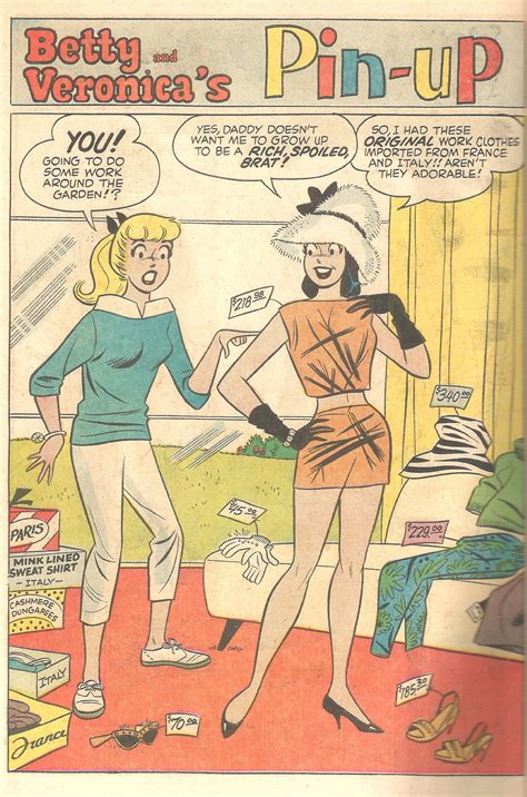 Betty And Veronica Pin Up Archie Comic Publications Inc Https Pinterest Com