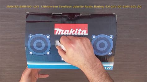 Unboxing Makita Bmr100 Job Site Radio Lxt Lithium Ion Battery Bob The