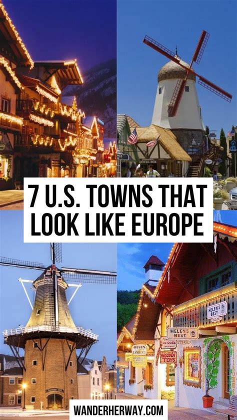 7 Unique Us Towns That Look Like Europe — Wander Her Way Travel Usa
