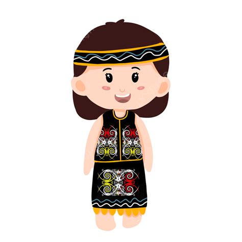 Mujeres Con Ropa Tradicional Dayak PNG Ropa Tradicional Ropa De