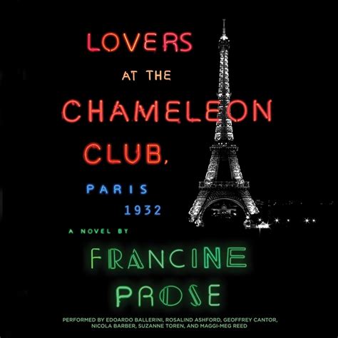 Lovers At The Chameleon Club Paris Audiobook By Francine Prose