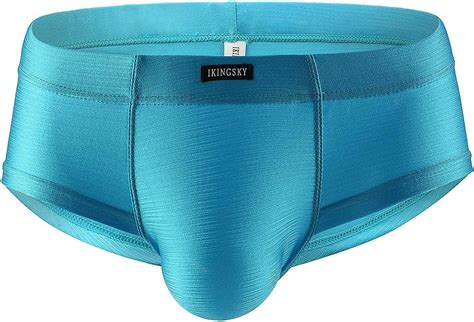 Buy Ikingsky Mens Seamless Front Pouch Briefs Sexy Cheeky Mens Underwear High Stretch Under