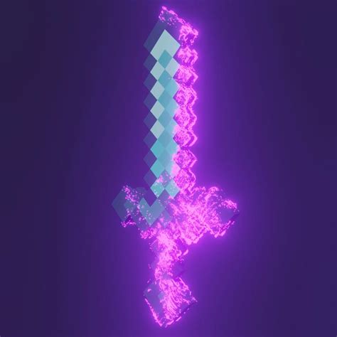 Minecraft Enchanted Diamond Sword 