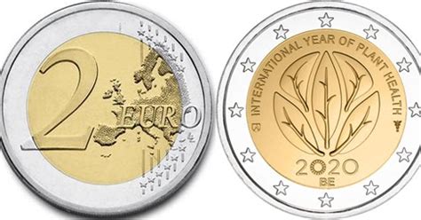 World Coin News Belgium 2 Euro 2020 International Year Of Plant Health