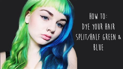 When dyeing your hair some colors, you can get away with starting with unbleached hair, but you can't when using pastel colors. HOW TO: Dye your hair turquoise blue and electric green ...