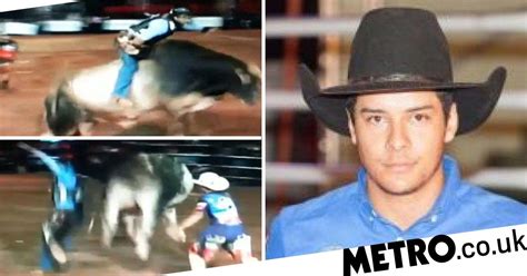 rodeo rider killed instantly as bull tramples on neck in arena metro news
