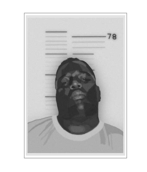 Notorious B.I.G Mugshot Biggie Smalls Big Poppa - Etsy