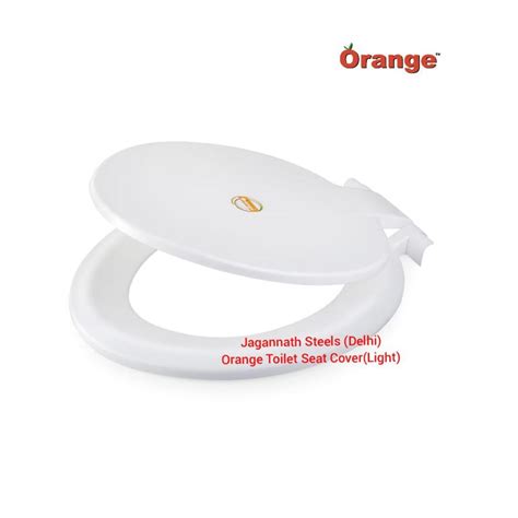 White Plastic Orange Toilet Seat Cover Sizedimensions W 1inch And L