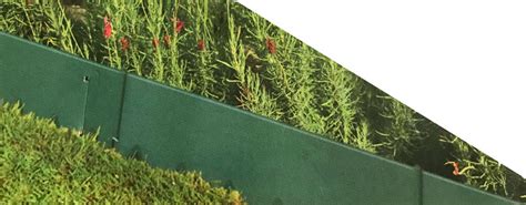 Garden Grass Edge Plastic Lawn Dividers Flower Bed Borders Set Of 5
