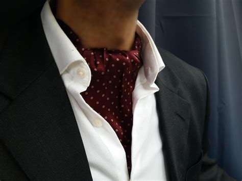 Ascots For Sale Reversible Silk Ascot Tie Dark Red Croom And Flood