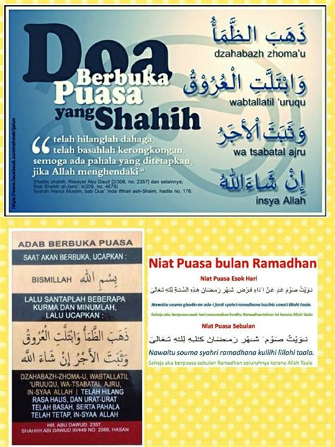 Doa buka puasa yang sahih Muslim Quotes, Islamic Quotes, Prophet
