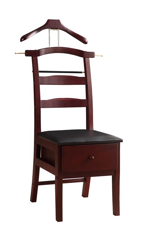 The valet chair wasn't created just from the imagination of the danish master. Vl16142 Manchester Chair Valet Mahogany Finish - Walmart ...