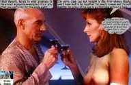 Post Beverly Crusher Cobia Fakes Gates Mcfadden Jean Luc Picard Patrick Stewart Star