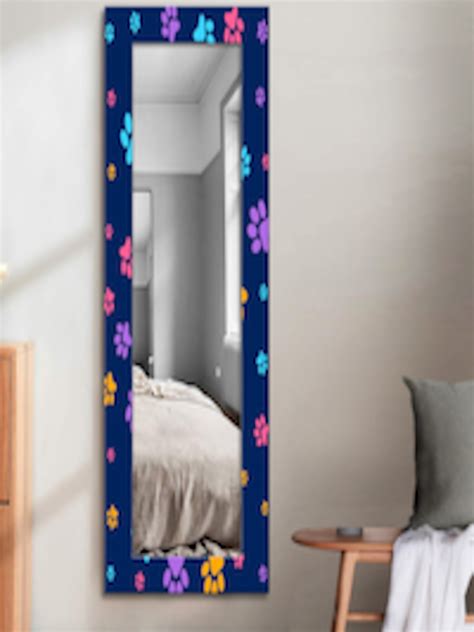 Buy 999store Navy Blue And Pink Printed Wall Mirror Mirrors For Unisex 13276052 Myntra