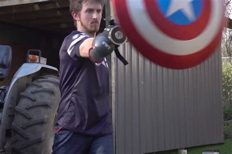Check Out This Homemade Real Life Captain America Shield