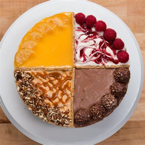 4 Flavor Cheesecake Recipe By Tasty