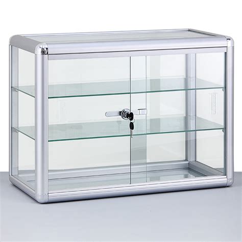 Retail Counter Displays Metal Framed Counter Showcase Specialty Store Services
