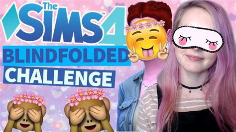 Sims 4 Blindfolded Create A Sim Challenge Youtube