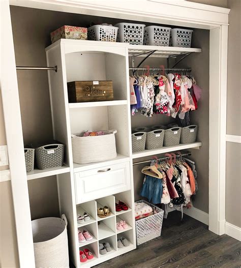 Baby Girl Nursery Closet Organization Kids Closet Organization