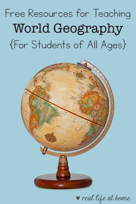 A Globe With The Words Free Resources For Teaching World Geography For