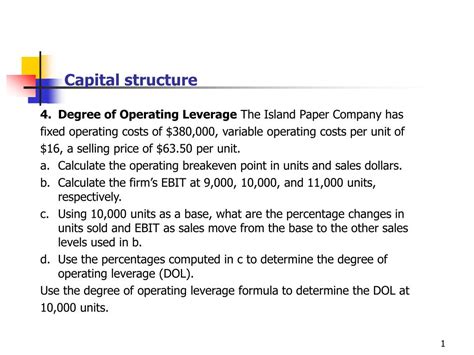 Ppt Capital Structure Powerpoint Presentation Free Download Id1301647