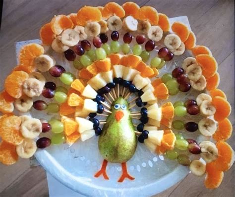 Pin By E W On Food Thanksgiving Fruit Fruit Turkey Thanksgiving Kid