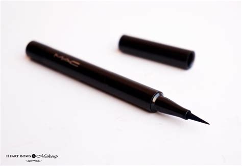 MAC Fluidline Pen Indelibly Blue Review, Swatches & Price India - Heart