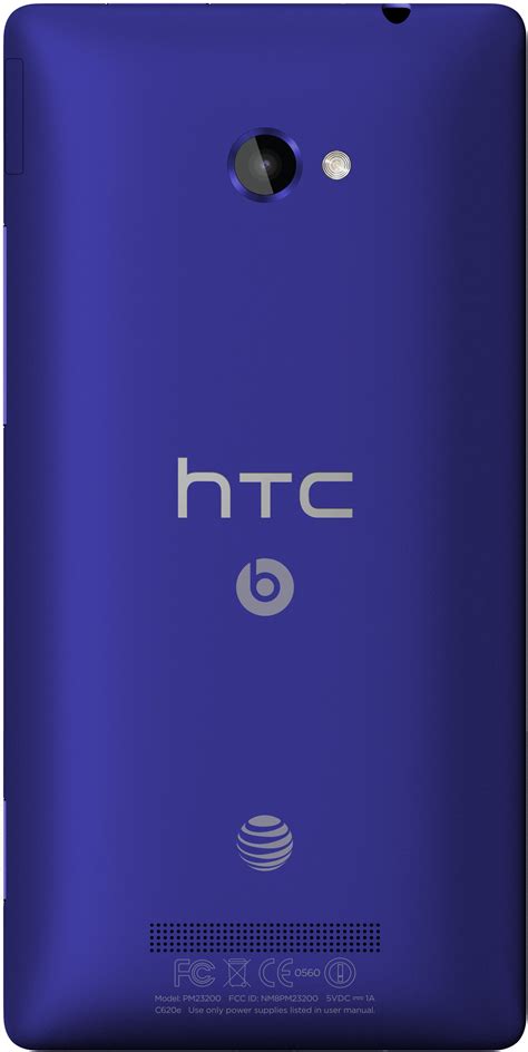 Htc Windows Phone 8x Blue 16gb Atandt Cell Phones
