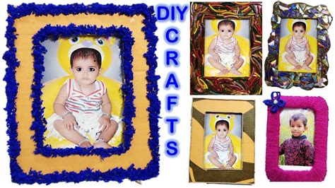5 Waste Material Photo Frame Diy Ts Craft Best Out Of Waste