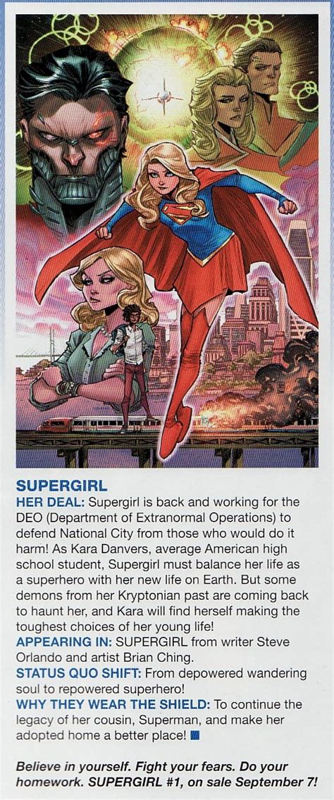 Supergirl Comic Box Commentary Dc Rebirth Previews Supergirl