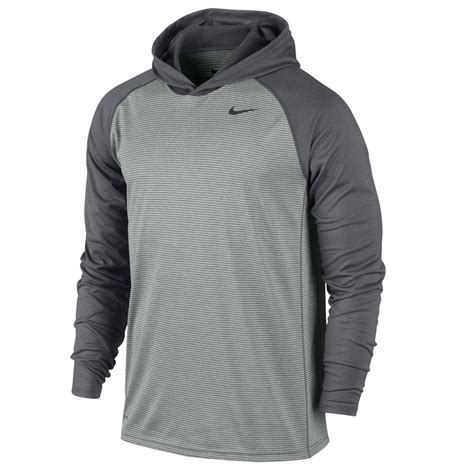 Nike Dri Fit Touch Mens Long Sleeve Hoodie Lacrosse Outerwear Lowest